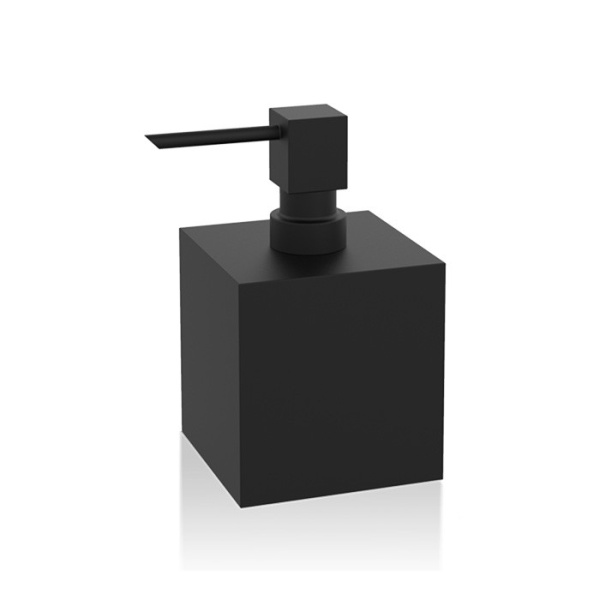 Дозатор для жидкого мыла Decor Walther Cube 0825060 черный матовый