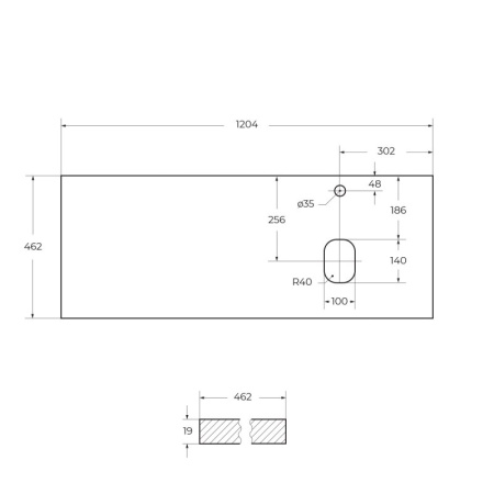 столешница под раковину belbagno 120 ek-120-as-bl-l bianco lucido
