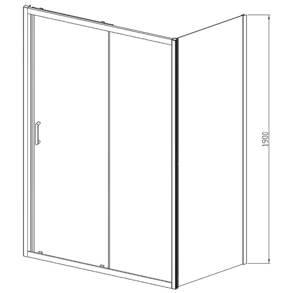 душевой уголок vincea alpha 120×90 vsr-3al9012clgm профиль вороненая сталь, стекло прозрачное