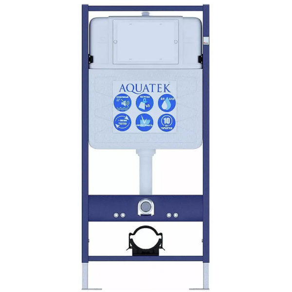 комплект унитаза с инсталляцией aquatek европа set aquatek европа cm с сиденьем микролифт