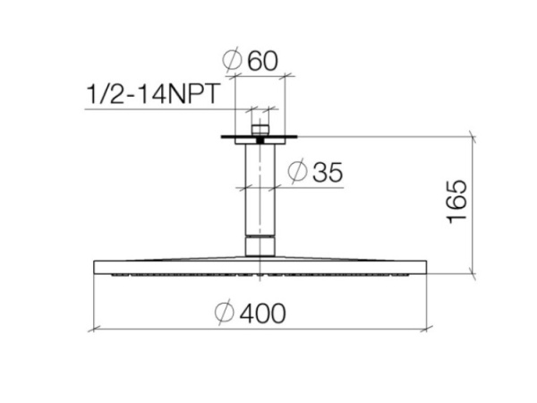 верхний душ dornbracht 28.699.970.00 хром