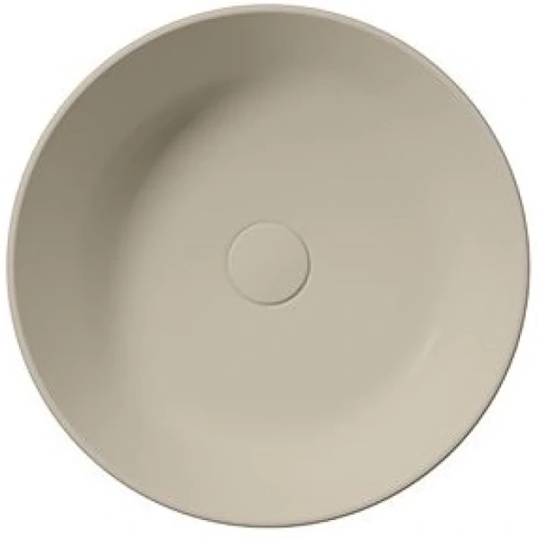 раковина gsi kube x 942708 накладная, ø45 см, creta opaco (бежевый матовый)