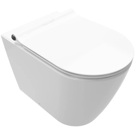 Унитаз приставной Serel Smart SM11SL c тонким сиденьем микролифт