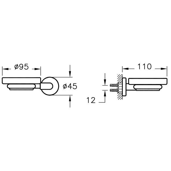 Мыльница VitrA Minimax S A44777