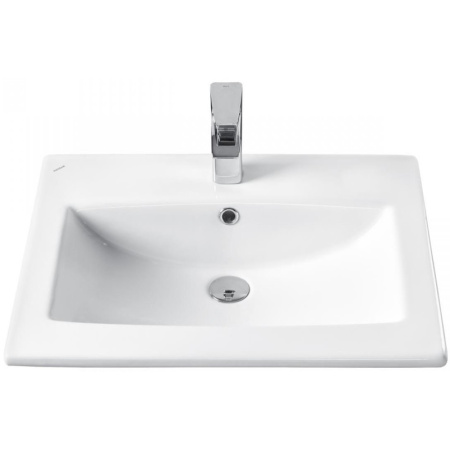 тумба с раковиной дуб рошелье/сумеречный голубой 60 см акватон форест 1a2782k0fr9c0