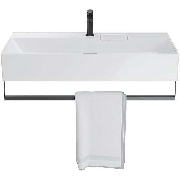 раковина kerama marazzi logica 90 lo.wb.90.1 белая глянцевая