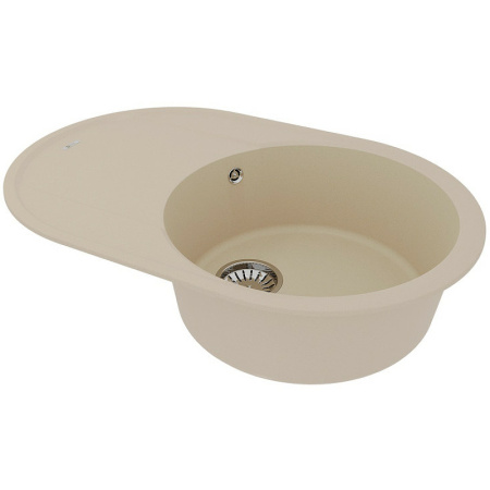 кухонная мойка lemark lacha 720 9910056 бежевая