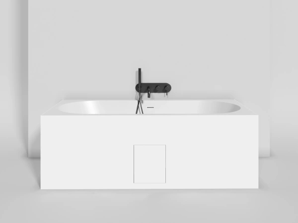 salini salini ornella axis 180 kit встраиваемая ванна 180х80х60см, прямоугольная, материал: s-sense, донный клапан "up&down", слив-перелив, цвет: белый матовый