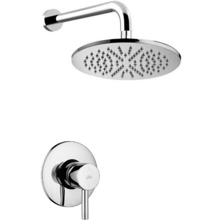 Душевой комплект Paffoni Light KITLIG011CR 22.5 см, хром глянцевый