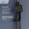 душевая система rgw shower panels sp-35b 51140135-04 с термостатом черная матовая