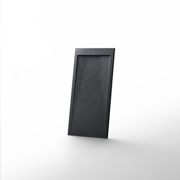 душевой поддон из искусственного камня esbano luxe esp-lx119b 110x90 esplx 119b черный матовый
