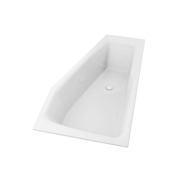 акриловая ванна riho rething space 160х75 l b112001005 (br1400500000000) без гидромассажа