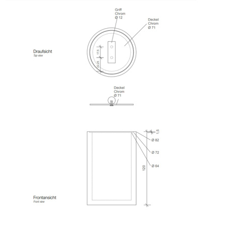 баночка универсальная decor walther stone dmd m 0971355