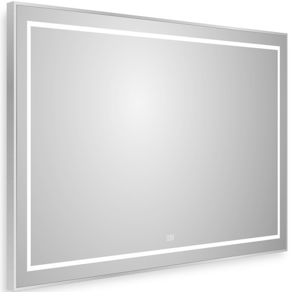 зеркало belbagno kraft 100 spc-kraft-1000-800-led-tch-warm с подсветкой сатин с сенсорным выключателем и подогревом