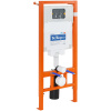 комплект унитаза с инсталляцией belbagno uno bb3105chr/sc/bb002-80/bb005-pr-chrome с сиденьем микролифт и клавишей смыва хром глянцевый.