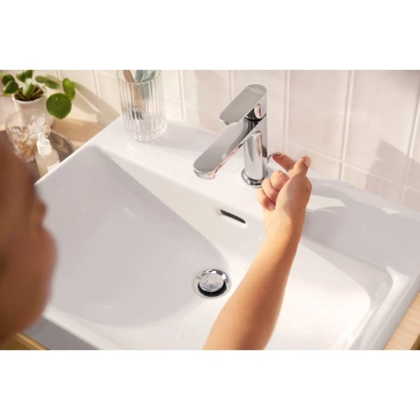 смеситель для раковины с донным клапаном hansgrohe rebris s 72517000