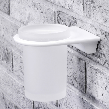 стакан для зубных щеток wasserkraft kammel k-8328w цвет белый матовый