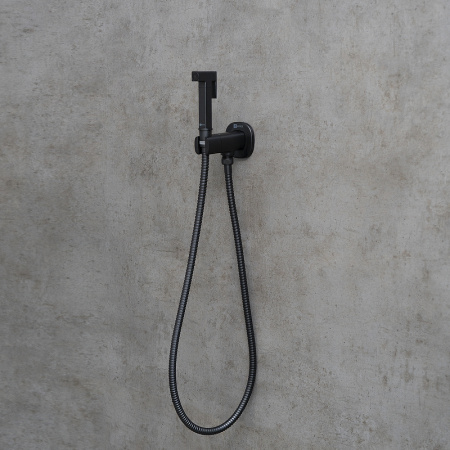 гигиенический душ со смесителем lemark solo lm7172bl черный матовый