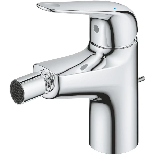 смеситель grohe euroeco 23263001 для биде, с донным клапаном, хром