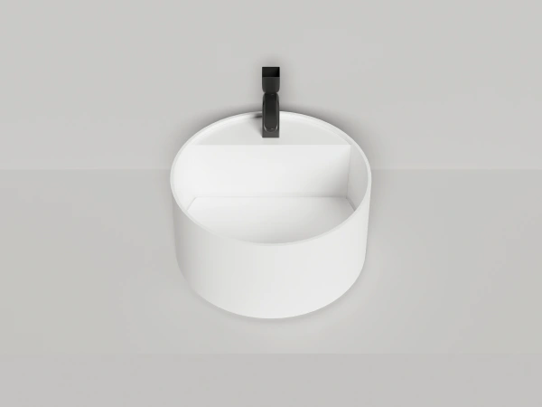 накладная раковина salini armonia round top 02 130412tg белый