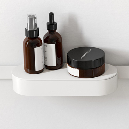 крышка для корзины hansgrohe wallstoris 27925700, матовый белый