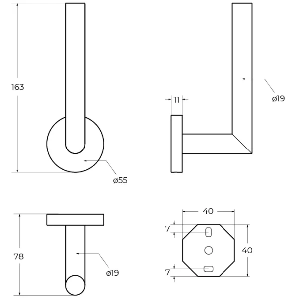 Держатель запасных рулонов Cezares Relax RELAX-PHV-BORO золотой матовый
