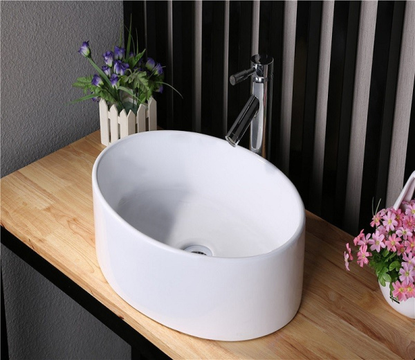 раковина накладная ceramalux n9012