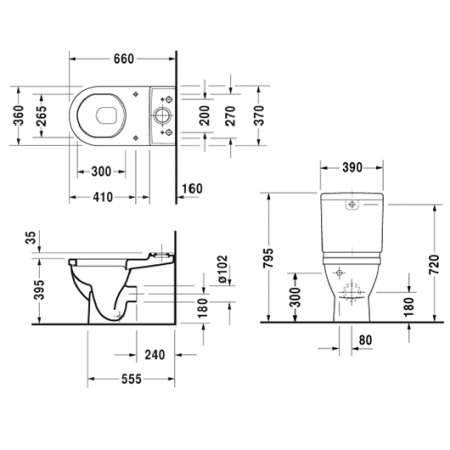 бачок для унитаза duravit starck 3 0920100005 бачок для унитаза duravit starck 3 0920100005