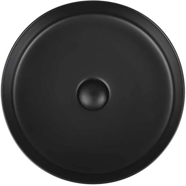 раковина накладная vincea vbs-316mb 40.5х40.5 см, черный матовый