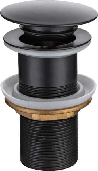 Донный клапан для раковины Allen Brau Priority Round 5.31024-31 чёрный матовый