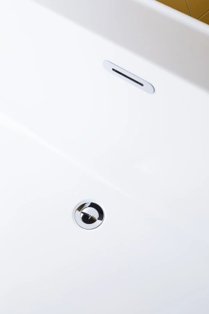 акриловая ванна allen brau infinity 2.21001.21 170x80 см, цвет белый матовый