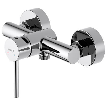 смеситель для душа aquatek европа aq1332cr хром