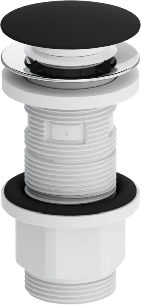 Донный клапан EWRIKA HFEW06030 для раковины, универсальный, матовый черный