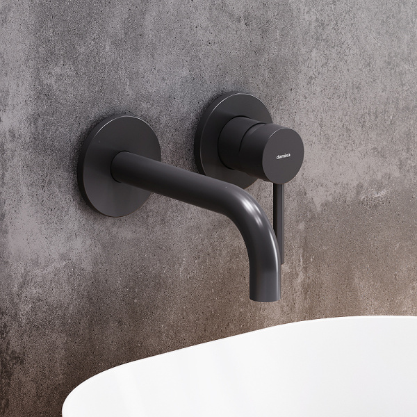 смеситель для раковины damixa scandinavian pure 360260300 черный матовый
