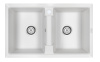 Кухонная мойка Paulmark TANDEM 80/2 PM238150-WH Белый Кухонная мойка Paulmark TANDEM 80/2 PM238150-WH Белый