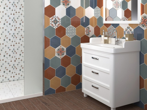 Керамическая плитка Kerama Marazzi Макарена зелёный 24013 настенная 20х23,1 см