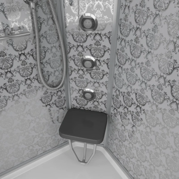 душевая кабина niagara luxe ng-7715w 90x90 с гидромассажем
