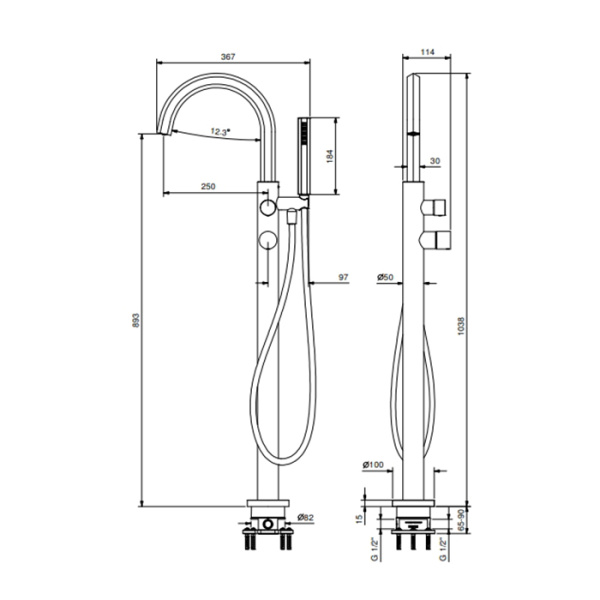 смеситель для ванны напольный fantini venezia 29 02 n080b цвет хром смеситель для ванны напольный fantini venezia 29 02 n080b цвет хром
