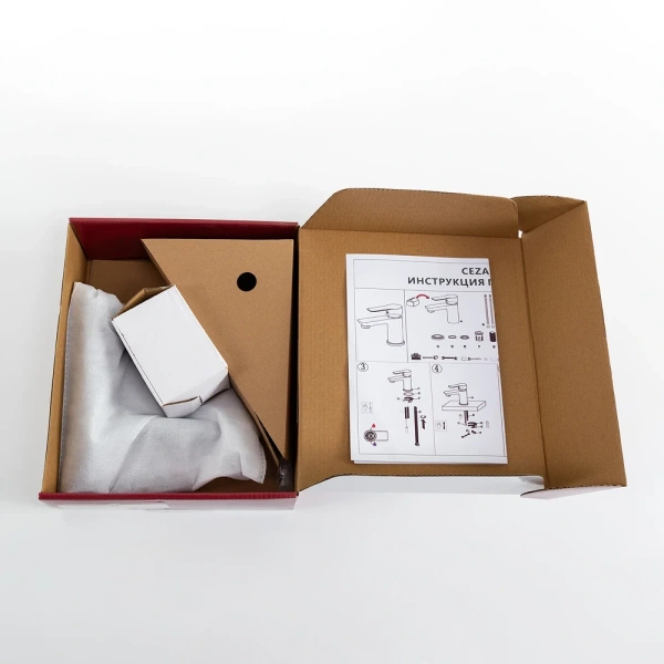 смеситель для раковины cezares relax relax-ls2-nop с донным клапаном, черный матовый