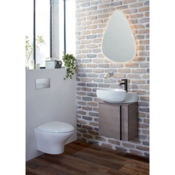 раковина накладная jacob delafon nouvelle vague egk112-00, 45 х 36 см