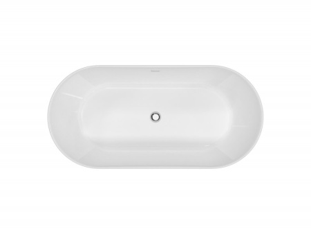 акриловая ванна belbagno 158х74 bb306-1585 без гидромассажа
