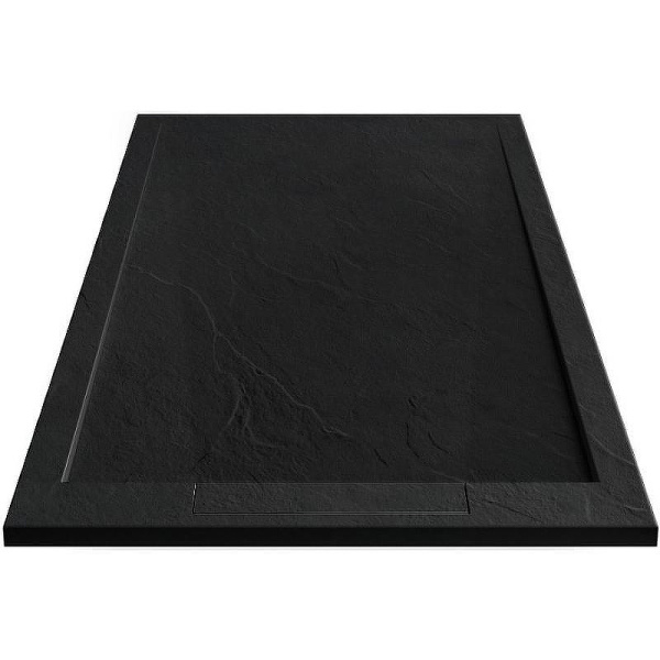 душевой поддон из искусственного камня esbano luxe esp-lx119b 110x90 esplx 119b черный матовый