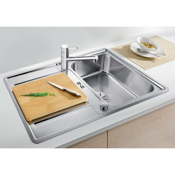 кухонная мойка blanco classic pro 45 s-if infino зеркальная полированная сталь 523661