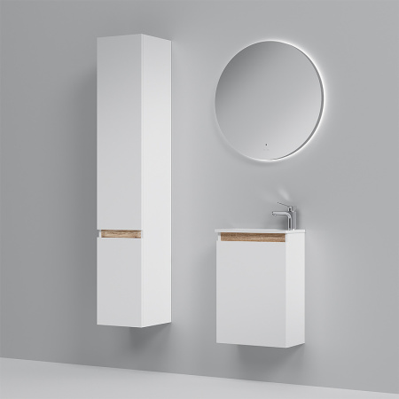 тумба под раковину am.pm x-joy 45 m85afhx0451wg подвесная белый глянец