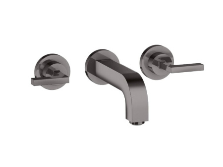 Смеситель для раковины, Hansgrohe, Axor Citterio, цвет-полированный черный хром