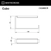 держатель туалетной бумаги whitecross cubo cu2460cr хром