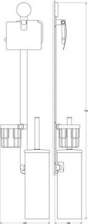 подвесная стойка artwelle harmonie har 055