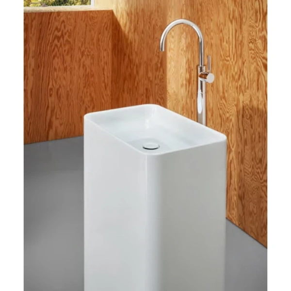 раковина напольная bette art monolith a183-000 60х40 см, свободностоящая, цвет, белая