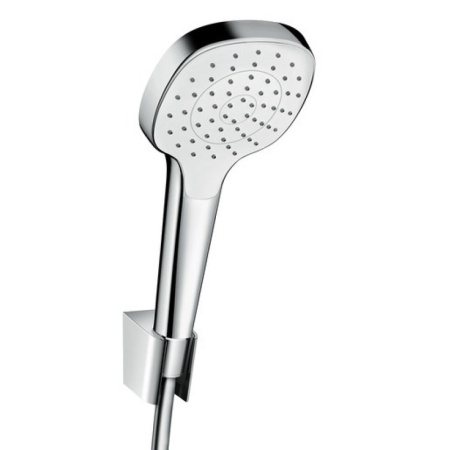 Душевой гарнитур Hansgrohe Croma Select E 1jet/Port 26424400 цвет хром/белый