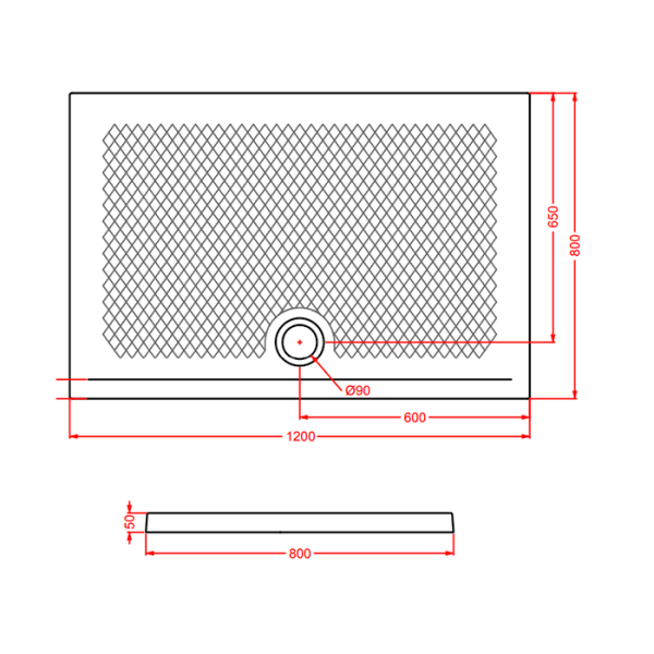 душевой поддон artceram scacchi pdr021 01 00 bi белый